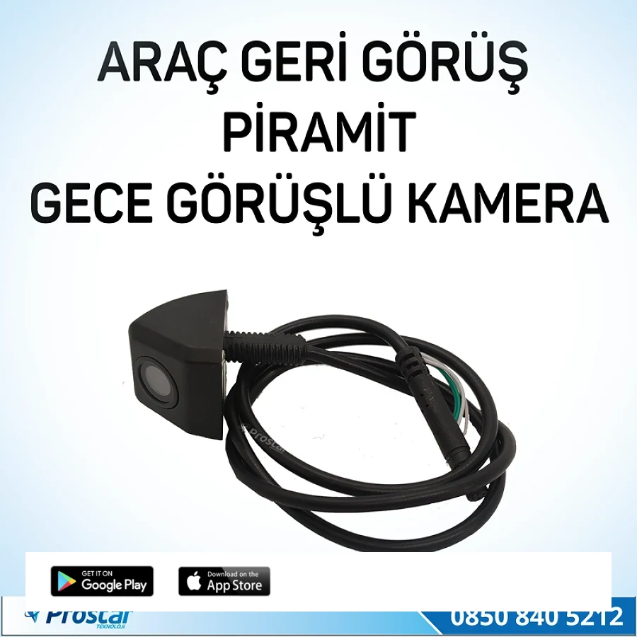 Geri Görüş Kamerası Piramit Tip Geri Vites Kamerası