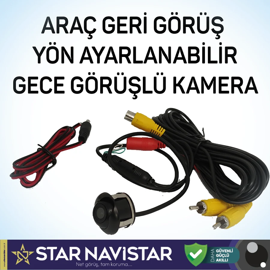 Ayarlanabilir Araç Geri Görüş Kamerası