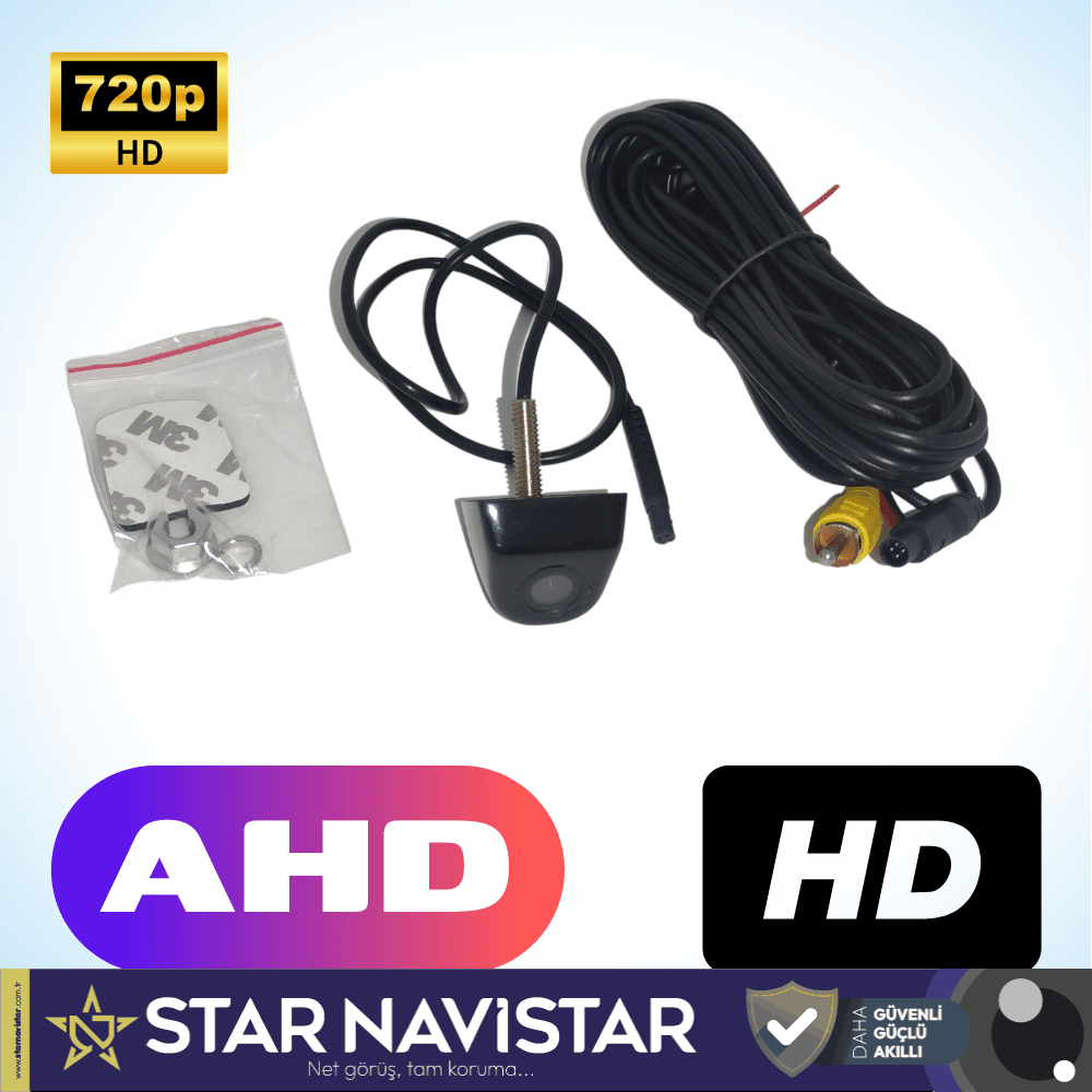 Piramit Ahd 720P 4 Pin Yüksek Çözünürlüklü Geri Görüş Kamerası