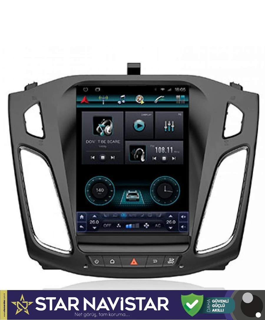 Ford Focus 34 Tesla Androi̇d Multi̇medya Ekran